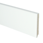 Budget Line MDF Plint 90x12 Wit Gegrond Recht V313