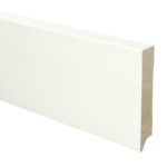 Budget Line MDF plint 120x18 V313 wit gegrond recht