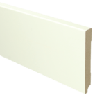 MDF Moderne plint 120x15 wit voorgelakt RAL 9010