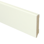 MDF Moderne plint 70x12 wit voorgelakt RAL 9010