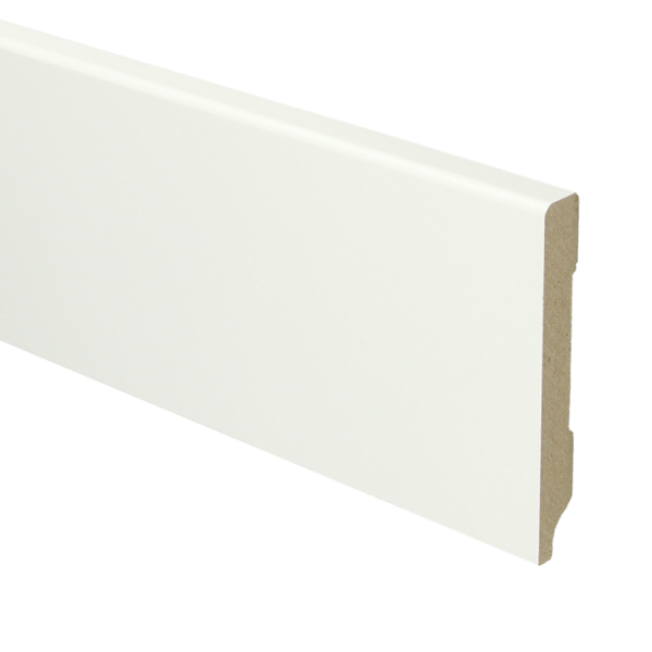 Sfeerplinten MDF Moderne plint 90x12 voorgelakt RAL 9016