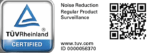 TUV certificaat PPC 10 dB ondervloerplaat 10 mm