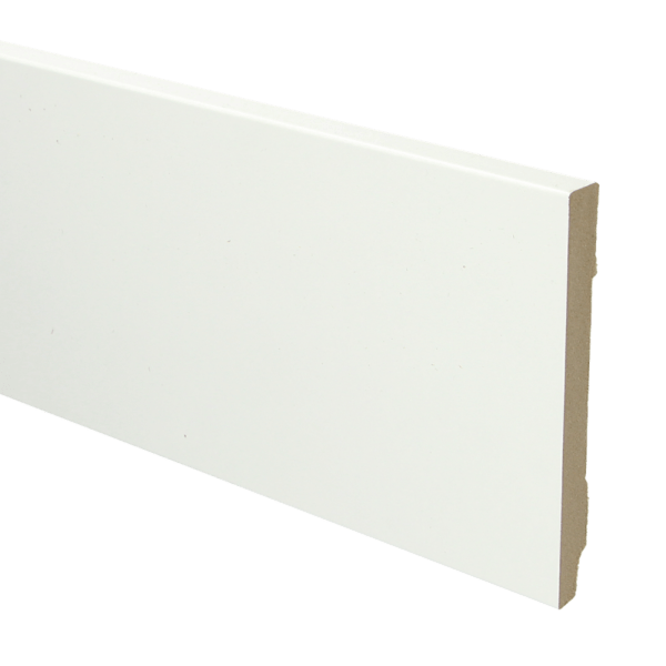 Whiteline plint recht 120x12 wit gefolied