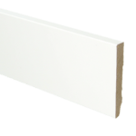 Whiteline plint recht 90x12 wit gefolied