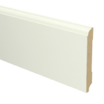 Sfeerplinten MDF Eigentijdse plint 120x15 wit voorgelakt RAL 9010