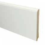 Sfeerplinten MDF Eigentijdse plint 150x15 wit voorgelakt RAL 9010