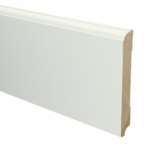 Sfeerplinten MDF Eigentijdse plint 150x18 wit voorgelakt RAL 9010