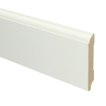 Sfeerplinten MDF Eigentijdse plint 90x18 wit voorgelakt RAL 9010