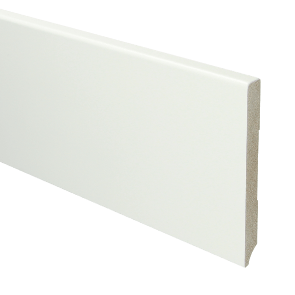 Sfeerplinten MDF Moderne plint 120x12 voorgelakt RAL 9016