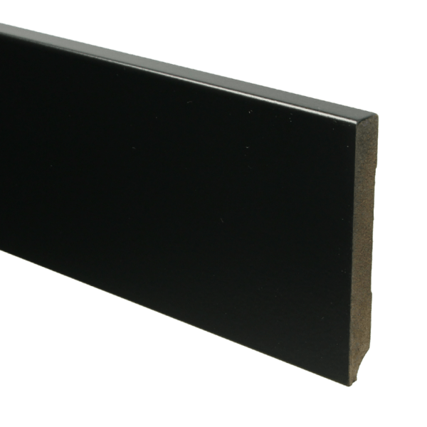 Sfeerplinten MDF Moderne plint 120x15 voorgelakt RAL 9005