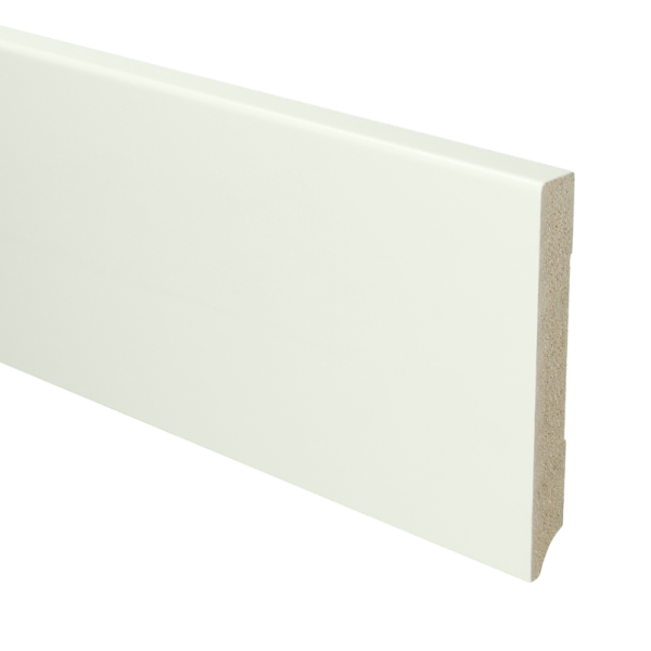Sfeerplinten MDF Moderne plint 120x15 voorgelakt RAL 9016