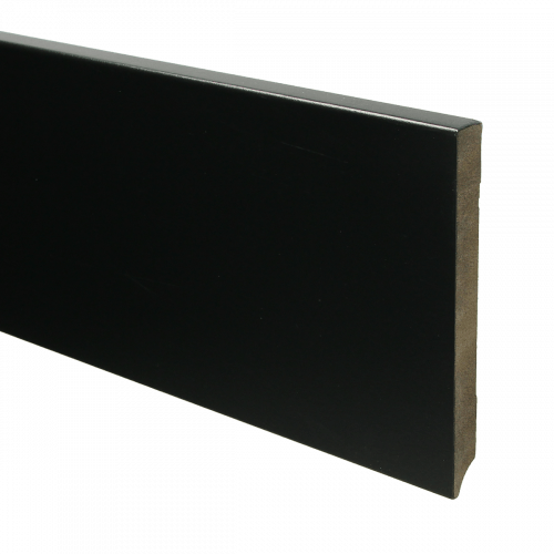 Sfeerplinten MDF Moderne plint 150x15 voorgelakt RAL 9005