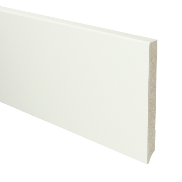 Sfeerplinten MDF Moderne plint 150x15 wit voorgelakt RAL 9016
