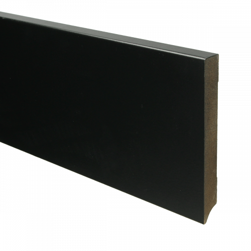 Sfeerplinten MDF Moderne plint 150x18 voorgelakt RAL 9005