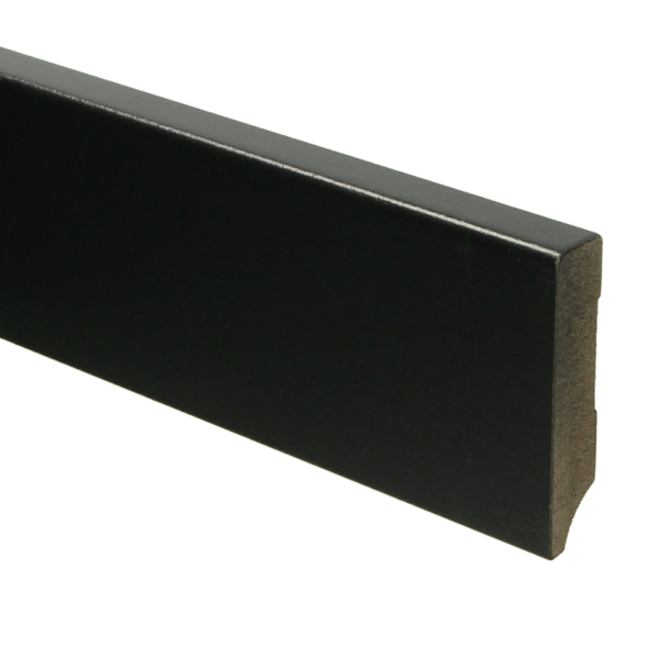 Sfeerplinten MDF Moderne plint 70x15 voorgelakt RAL 9005