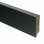 Sfeerplinten MDF Moderne plint 70x18 voorgelakt RAL 9005