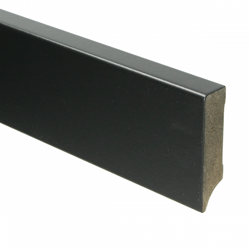 Sfeerplinten MDF Moderne plint 70x18 voorgelakt RAL 9005