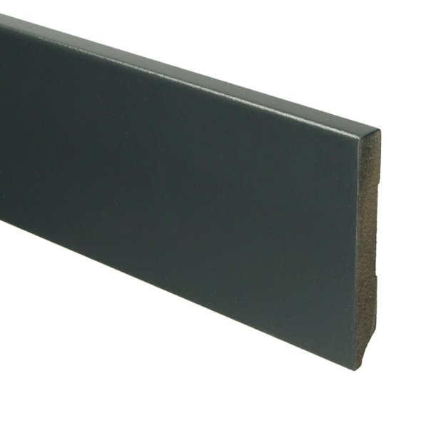 Sfeerplinten MDF Moderne plint 90x12 voorgelakt RAL 7016