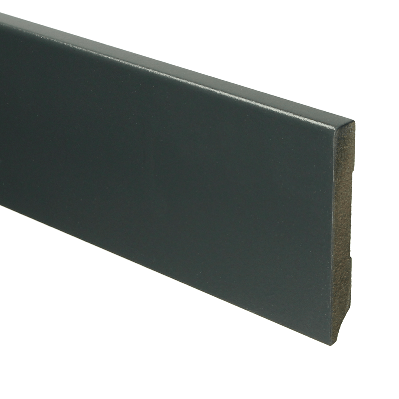 Sfeerplinten MDF Moderne plint 90x12 voorgelakt RAL 7016 Sfeerplinten MDF Moderne plint 90x12 voorgelakt RAL 7016