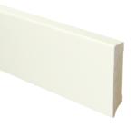 Sfeerplinten MDF Moderne plint 90x18 wit voorgelakt RAL 9010