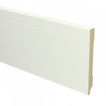 Sfeerplinten MDF Tijdloze plint 120x12 wit voorgelakt RAL 9010