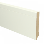 Sfeerplinten MDF Tijdloze plint 120x18 wit voorgelakt RAL 9010