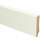 Sfeerplinten MDF Tijdloze plint 70x12 wit voorgelakt RAL 9010