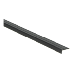 Hoeklijnprofiel zelfklevend 1m x 10mm aluminium zwart