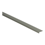 Hoeklijnprofiel zelfklevend 2,5m x 4mm voor PVC klik RVS