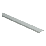 Hoeklijnprofiel zelfklevend 2,5m x 4mm voor PVC klik zilver