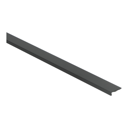 Hoeklijnprofiel zelfklevend 2,5m x 4mm voor PVC klik zwart