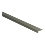 Hoeklijnprofiel zelfklevend 3m x 10mm aluminum RVS