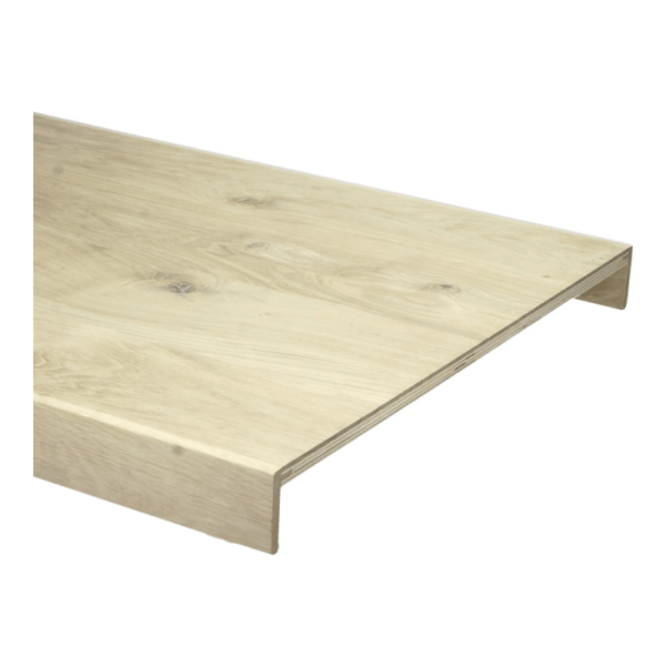 Trede rustiek eiken onbehandeld 115x57 (2x neus 6cm)