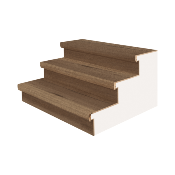 Laminaat traptrede Ligurisch eiken 92x32 cm voorbeeld