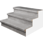 Laminaat traptrede beton 115x32 cm voorbeeld