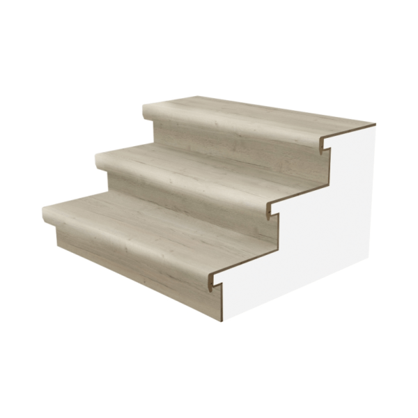Laminaat traptrede eiken polar 115x32 cm voorbeeld