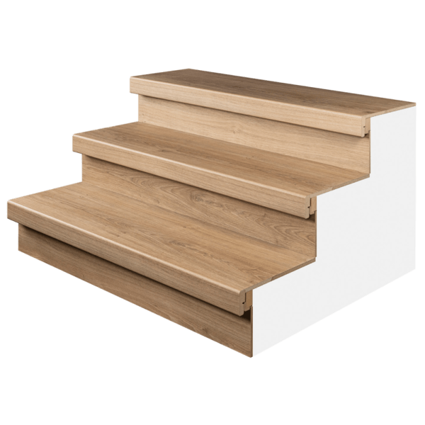 PP traptrede Tirools eiken 138x50 cm voorbeeld