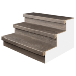 PP traptrede donker gerookt 92x32 cm voorbeeld