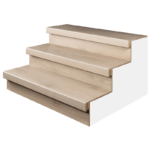 PP traptrede gebleekt eiken 115x32 cm voorbeeld