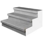 PP traptrede loft grijs PRO 115x50 cm voorbeeld