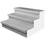 PP traptrede loft licht 138x50 cm voorbeeld