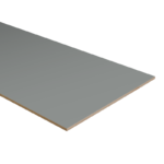 Dubbel stootbord folie 138x40 cm RAL9005/RAL7042 achter