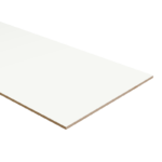 Dubbel stootbord folie 92x40 cm RAL9003/RAL9016 achter