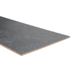 Dubbel stootbord grafiet 138x40 cm